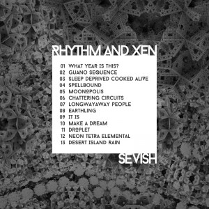 Sevish - Rhythm and Xen (Reverse cover)