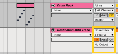 Routing for custom piano roll trick in Ableton